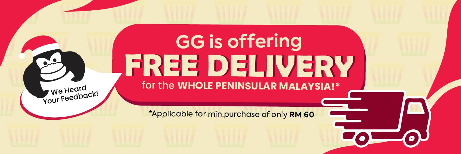 Free Delivery for the Whole Peninsular Malaysia